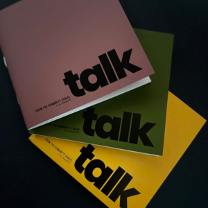 Talk Pocket Notebooks, set of 3, Colors: Yellow, Meadow, Rosebud