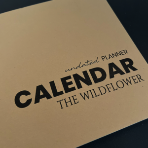 Undated Planner The Wildflower Cover